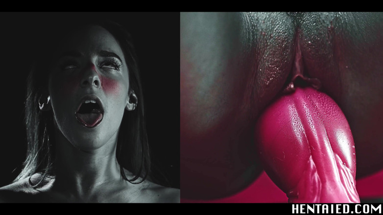 Hentaied: Real life hentai - The dark girl - Ahegao and cum explosions