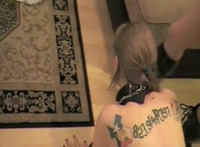 VOP Porno: Tattooed chick punished with sex toys
