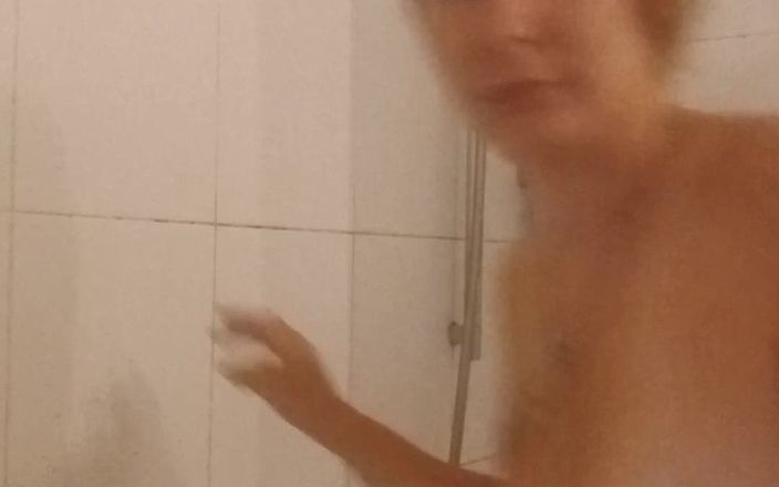 Maleficient: In shower - totally naked
