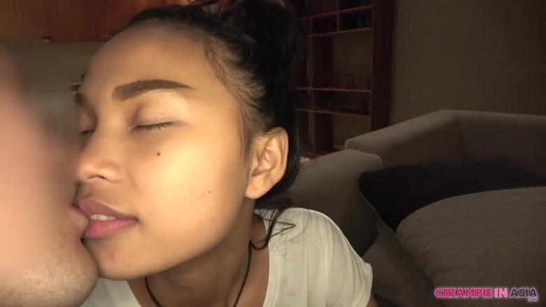 Creampie In Asia: She did not move for a while with creampie in...