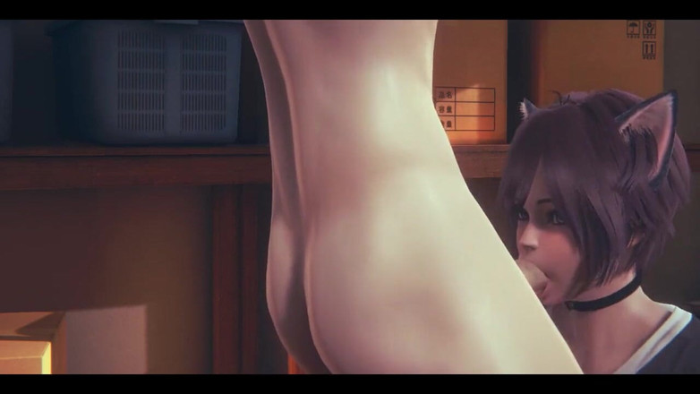 HentaiTubes: Sem censura Hentai - Kana, a garota do gato chupa e...