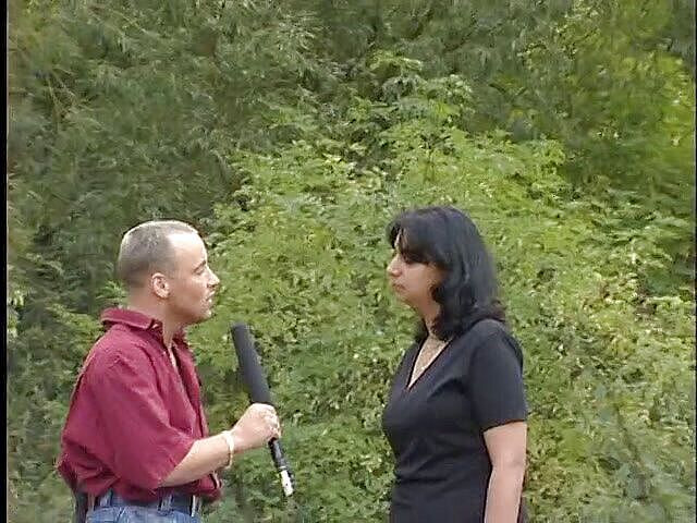 Lucky Cooch: Milf getting interviewed