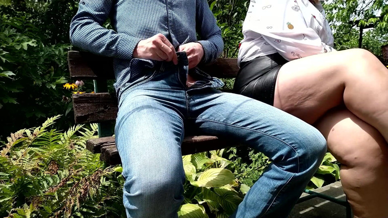 OurFetishLife: Outdoor BBW lets step son cum quickly from her milking