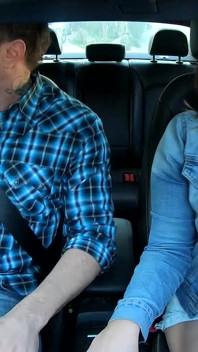 Devils Film - Natasha Nice Gives Boober Passenger a Wild Titty Fuck Ride and Massive Cum on Tits