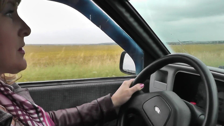 XXX-Platinum: Beautiful Stepmom MILF Stopped Car, Masturbates Pussy, Gets Strong Wet...