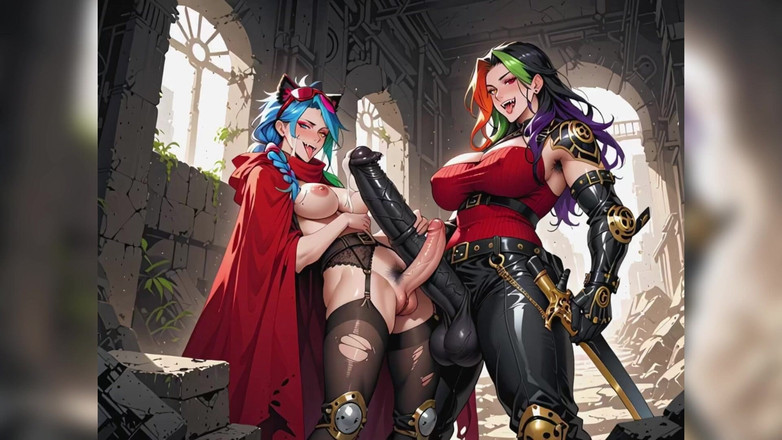 BBC Shemale: La trans teen con un gran cazzo scopa