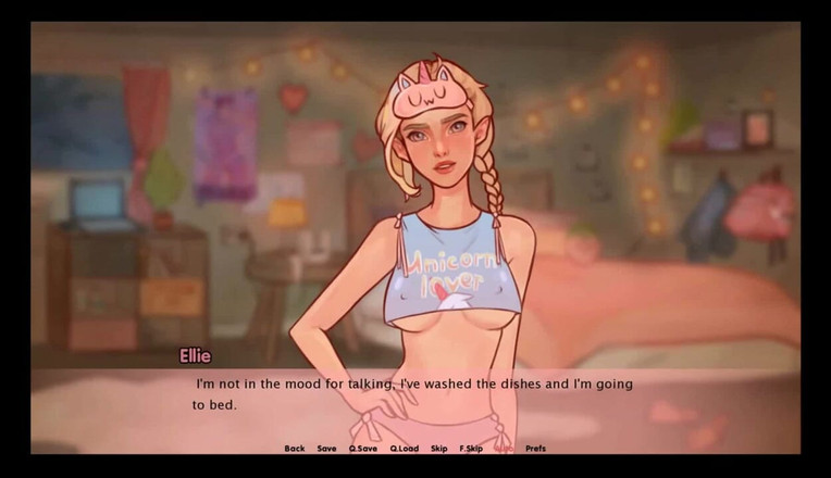 Erotic Krisso: Tavşan sarışın Ellie odasını yakalayın