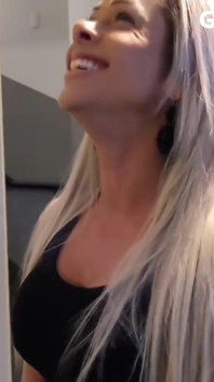 I Met a Beautiful and Very Sexy Blonde in the Building's Garage, Then She Invited Me to Her Apartment and We Had Amazing Sex!