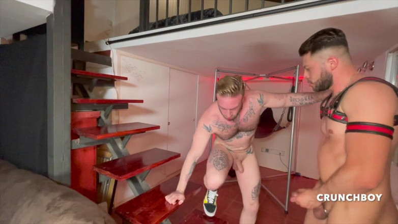 CREAMPIE BOYS FROM MADRID: The pornstar Amnuel Scalco used raw by straight dominant boy