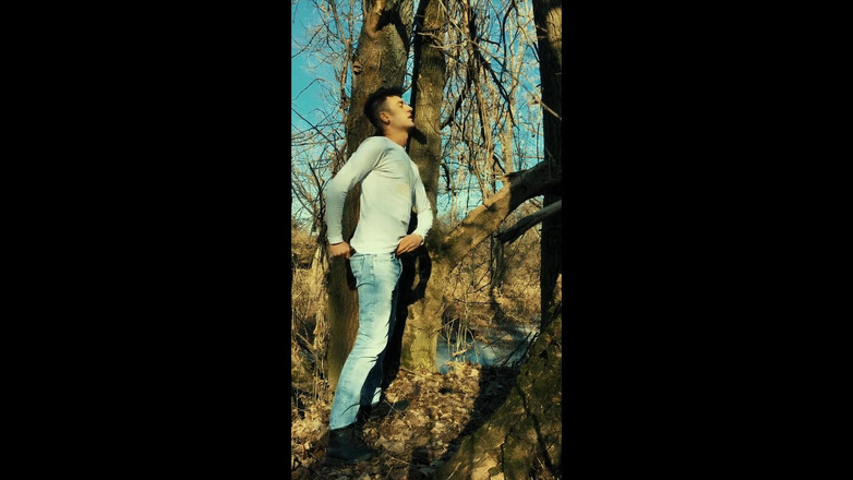 Idmir Sugary: Mager twink mage växer som gravid utomhus - maginflation