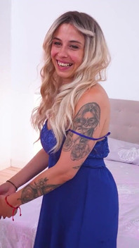 Porn Slut Chooses Cock Blindly. Tania Lopez in Her Own Fakings Contest