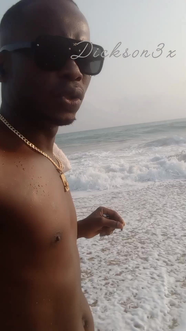 Dickass3x: 발정난 을 돌보는 혼자 자위하는 Cotonu의 해변에서