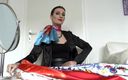 Lady Victoria Valente: 5 Beautiful New Satin Scarves Demonstration Worn as a Scarf