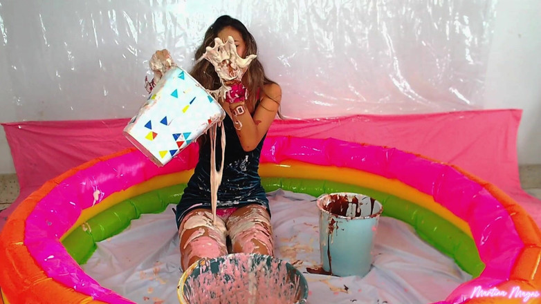 MartinaMagni: Wam!!! Anální trest se Slime a Brownie Dough