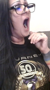 Yawning Teary Eyed