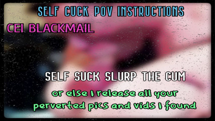 Campsissyboi: Audio uniquement - auto-suce et slurp ton sperme ou je libère...