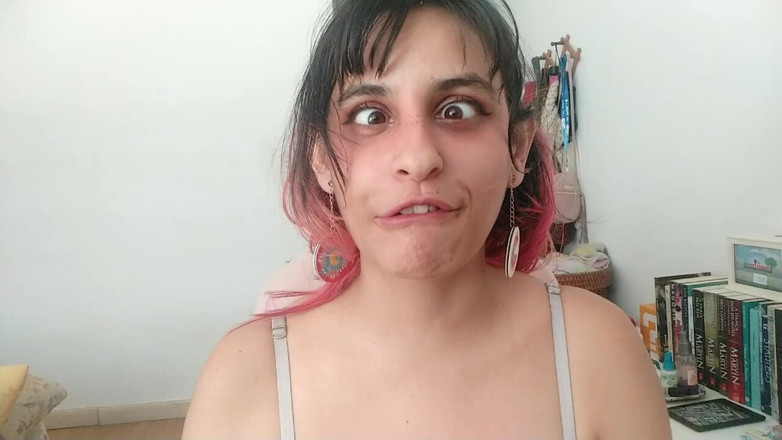 Ms Candy Bunny: Silly Bimbo Slut Steals Your Cum! - Ahegao &amp; Spit
