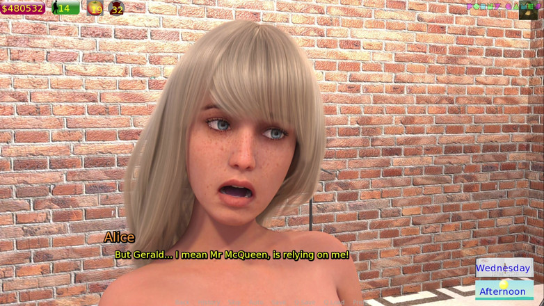 Porny Games: 슬로우 게임으로 원더랜드의 앨리스 - 상사와 섹스하는 마누라, 사진작가를 따먹는 남편 8