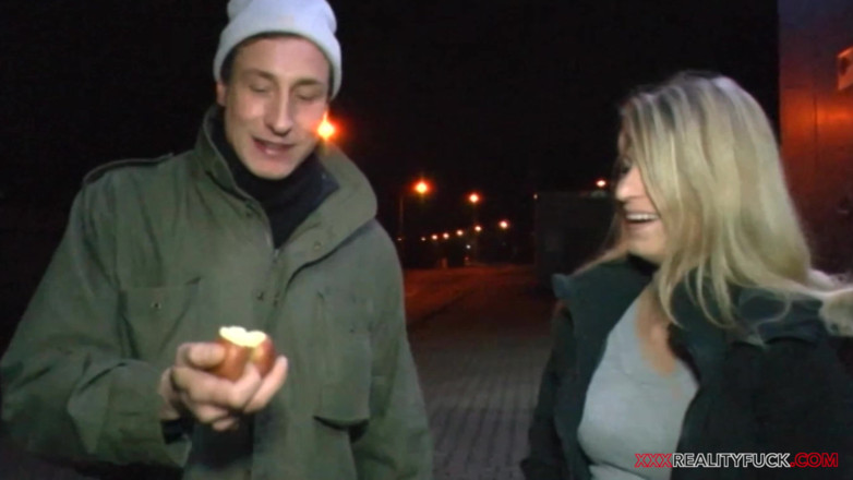 Czech Pornzone: Filthy dude meeting sexy blonde on the streets takes her...