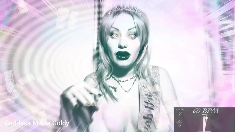 Goddess Misha Goldy: Treinamento financeiro hipnotizante da Deusa do Aniversário! Passo 2