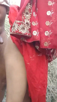 Full Part Bangladeshi Wife in the Grass