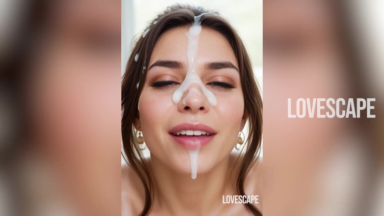 Lovescape: Polla negra follada en la cara: sin piedad garganta profunda