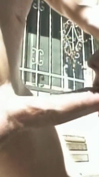 Deepthroat Gagging on Throbbing Cock Poolside