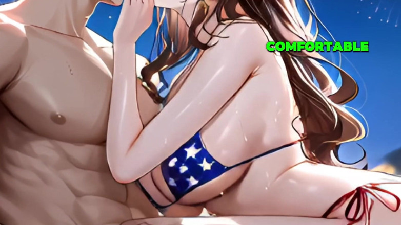 The Last of FAP: 義理の妹の花火の中出し、みんなが外を見ている - AIアニメーション