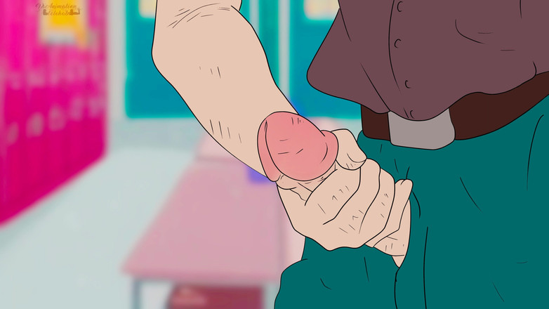 DsAnimation: Alya看到老人的裸体鸡巴时故意晕倒了！一部成人动漫的模仿！