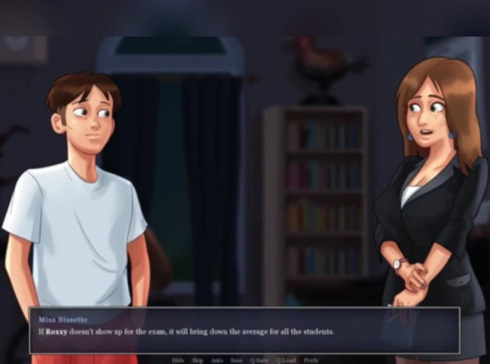 3DXXXTEEN2 Cartoon: Really large butt plug. 3D porn cartoon sex