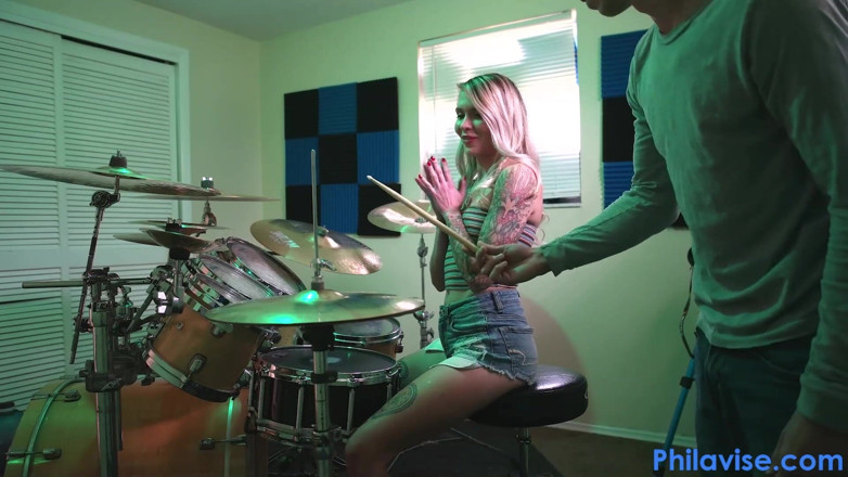 Philavise: My First drum lesson featuring Angel Amour