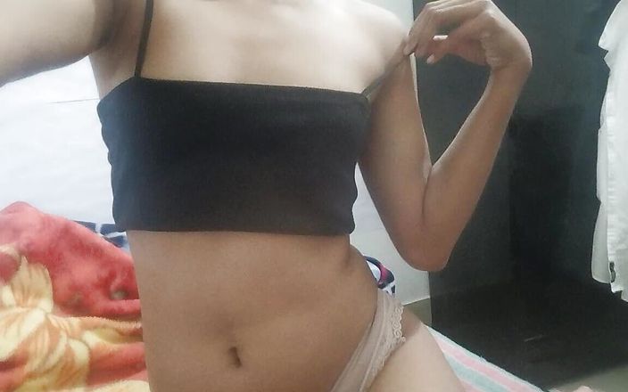 Desi Girl Fun: Topless College Girl
