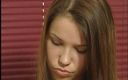 Dirty Teeny: Cute brunette teen gets whipped by an older guy