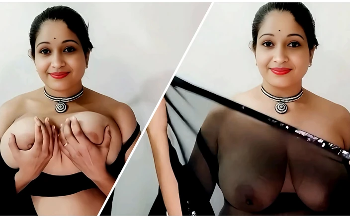FantacyCouple: Sexy Bhabhi Fucked in Hot Black Saree