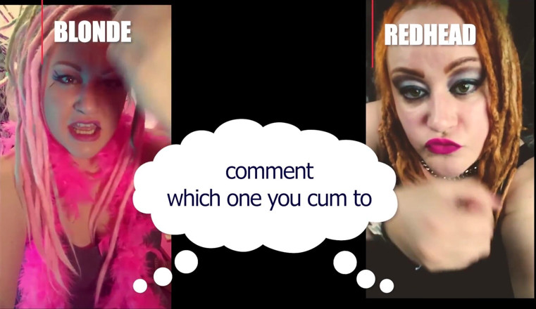 Campsissyboi: Comment which one made you cum blonde or redhead straight...