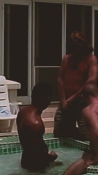 Gay Island Scene-4_gay Anal Threesome in the Pool with a Latino Friend