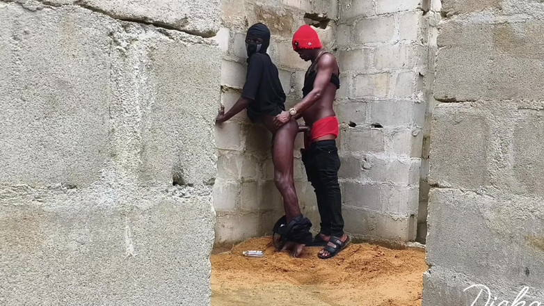 Dickass3x: Ebony Slime Waist Got Smashed on the Wall of an...