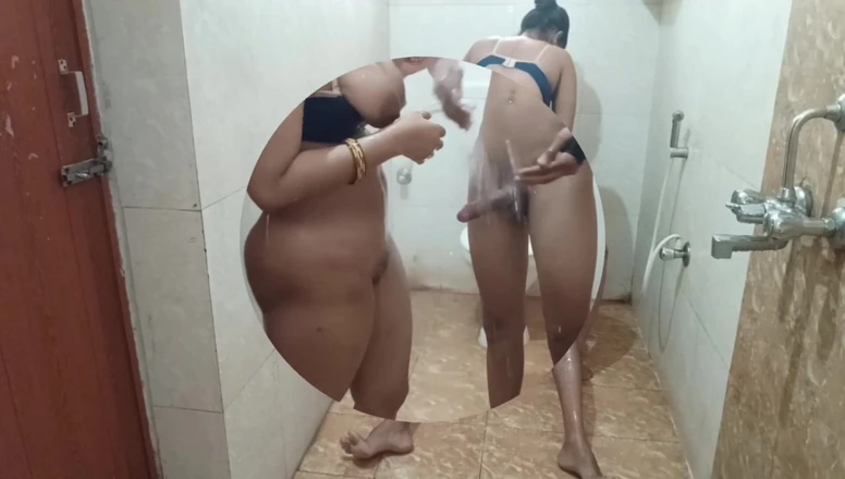Priya ki Papa: Bhabhi Suddenly Entry Bathroom Without Knock the Door | Hard-core Sex