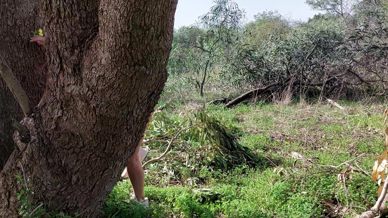 martinawest: Mature Woman Is Wandering Around Naked in the Woods, Looking...