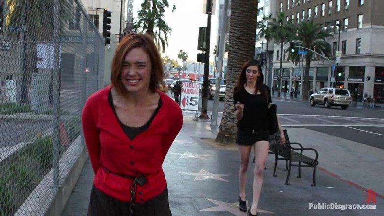 Public Disgrace by Kink: Girl Next Door Shocked and Bound in Public, Ass Fucked,...