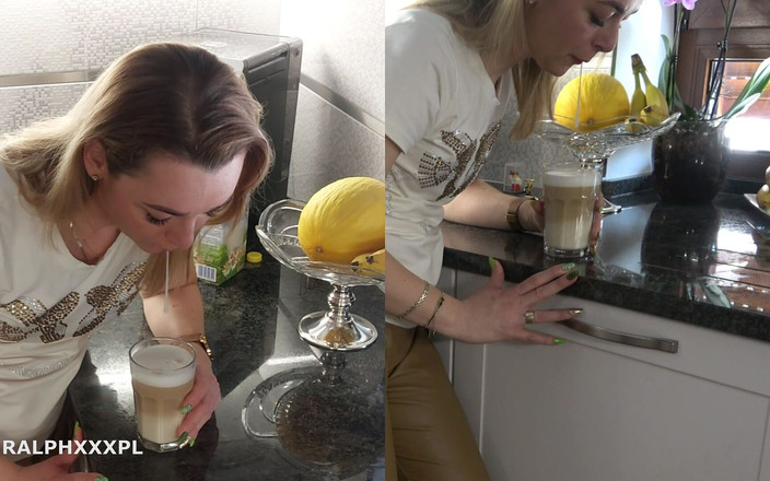 RalphXXXpl: 내 바람난 남편 듀얼 카메라를 위해 황소 정액으로 커피