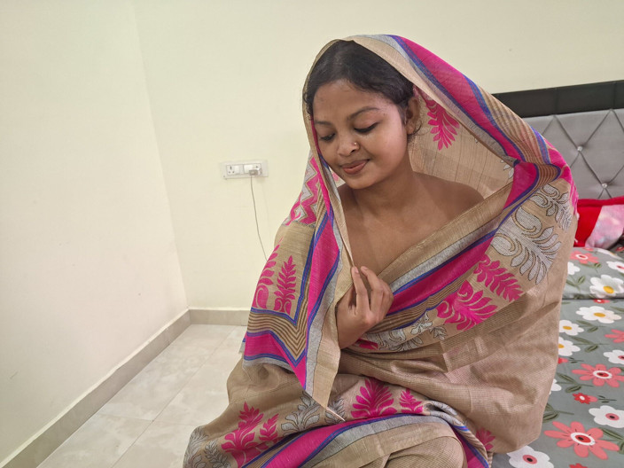 Mina Sardar: Hot Desi Bhabhi Gets Licked &amp; Fucked Standing Against Wall