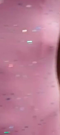 Cdmichelle Wearing Pink Sexy Teddy with Garter Straps Playing with Her Cock
