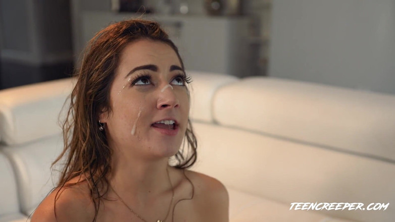 Helpless Teens: Teen creeper Lily Adams - punished by the parolee