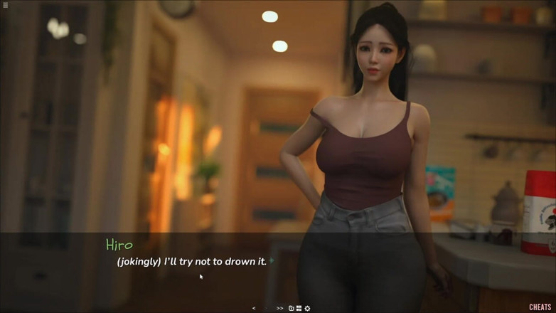 Future Money Man: Japanese Stepmom Naked and Helps Injured Stepson Taking Shower