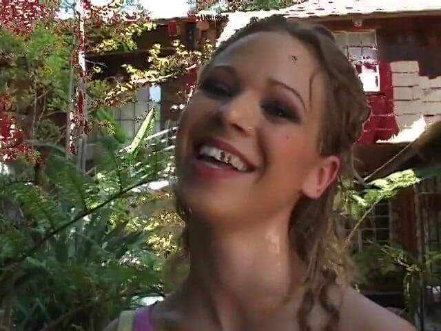Cumming Soon: Fresh face blonde with small tits gets nailed from behind...