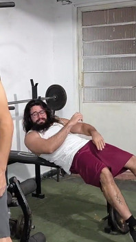 Opaidocarmona and His Friend in a Brotherhood at the Gym