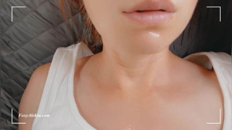 FoxyAleksa: Cumshot in Care. Fuck Pussy Petite Girl Under Skirt and...