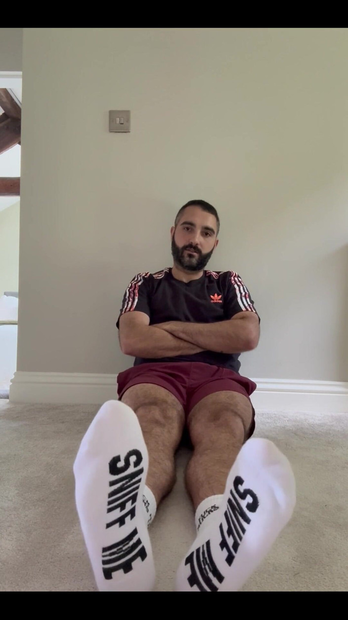 Growing teddy: Sniff My Socks You Fucking Dirty Pig!