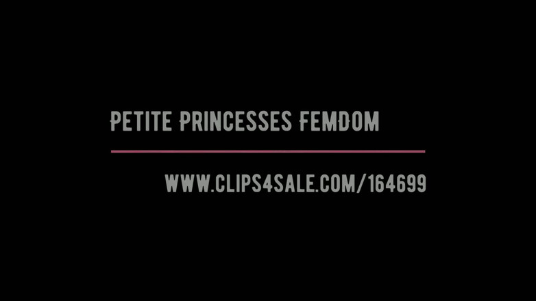 Petite Princesses Femdom: Sexy Mistress Full Weight Face Sitting and Ass Grinding in...
